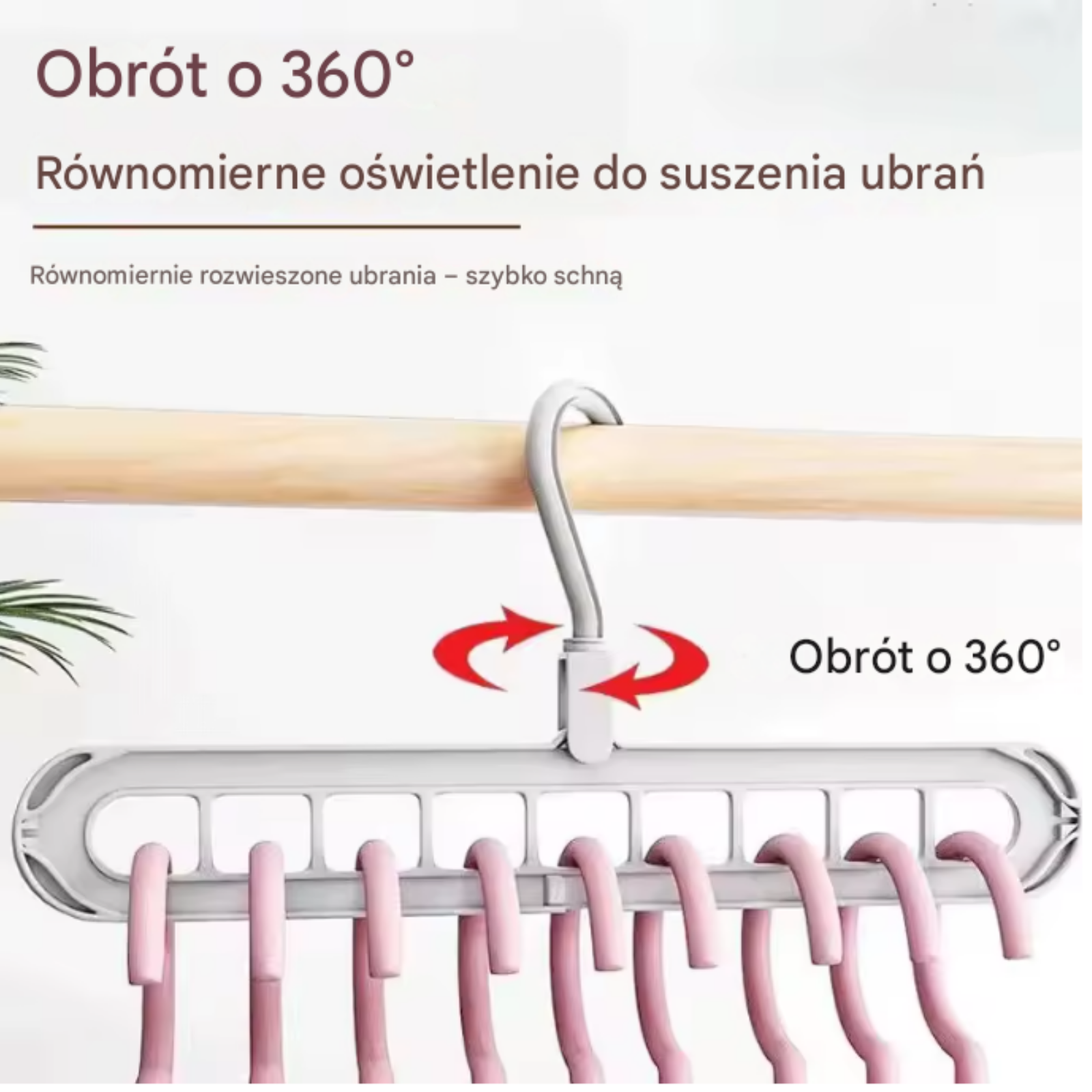 Wieszak Oszczędzający Miejsce – Organizer do Szafy