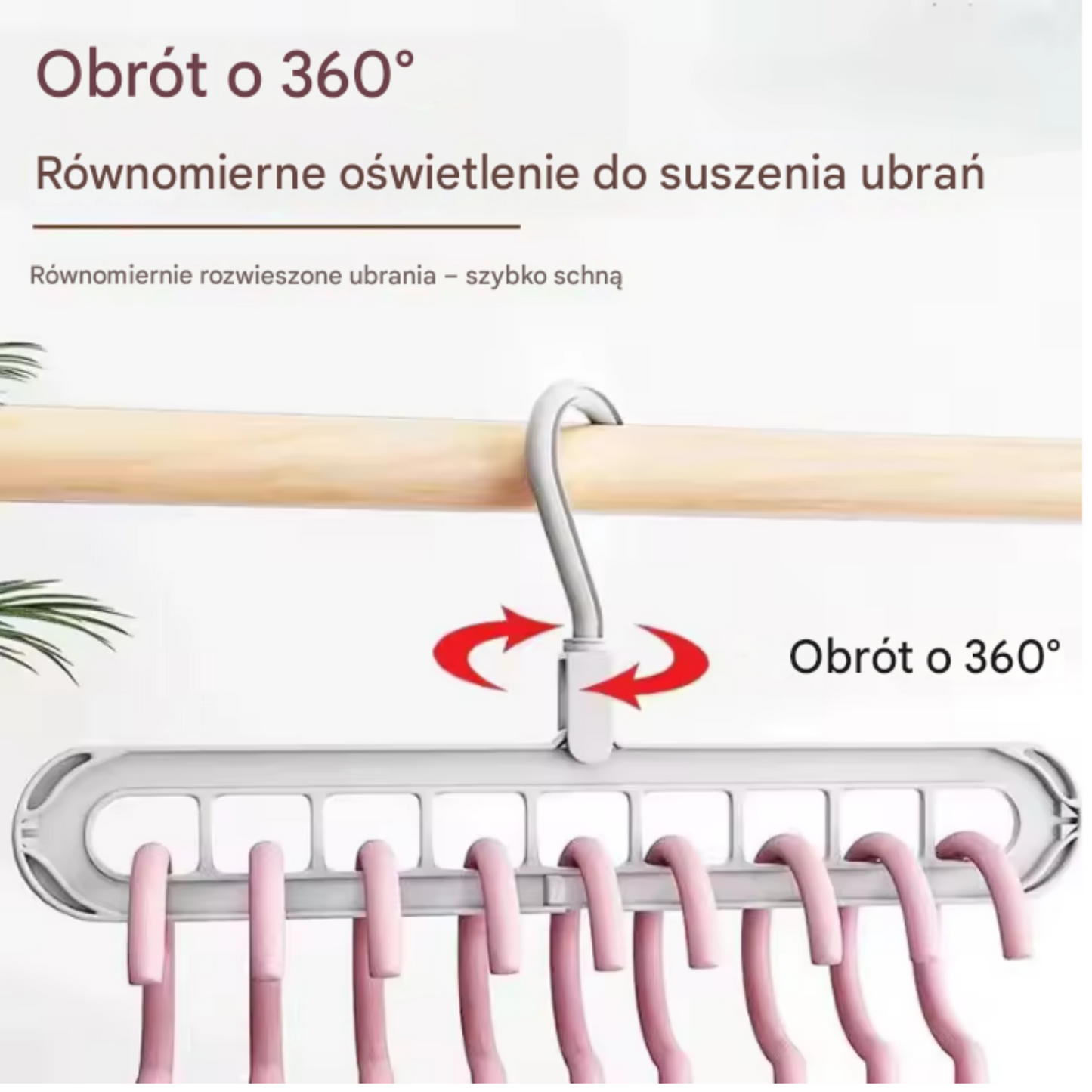 Wieszak Oszczędzający Miejsce – Organizer do Szafy